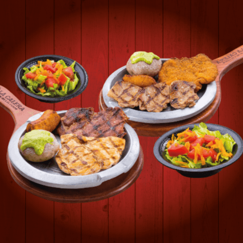 Combo para Dos Mixto Calera 4carnes