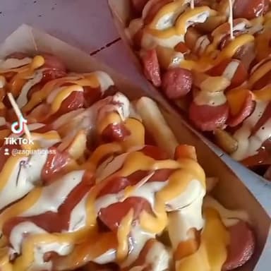 Salchipapas Grandes
