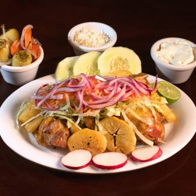 Pollo a la Plaza (Media Orden)