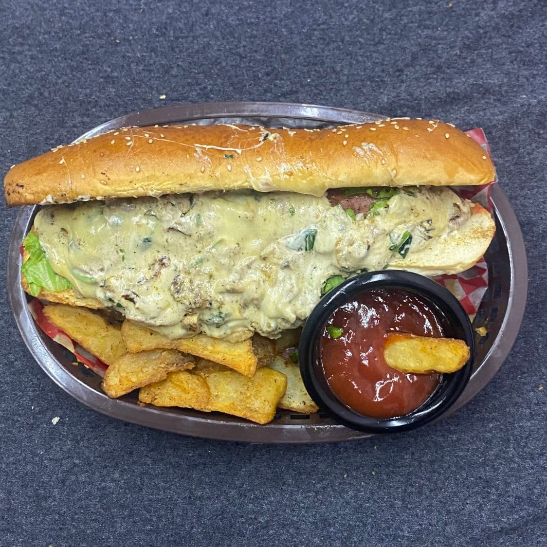 HOT DOG CHAMPIÑONES (25 CM)