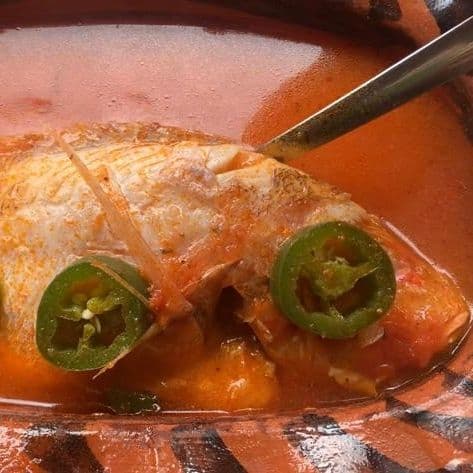 CALDO DE HUACHINANGO