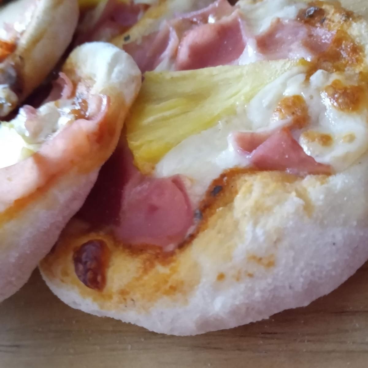 Pizza y Papas Hawaiana
