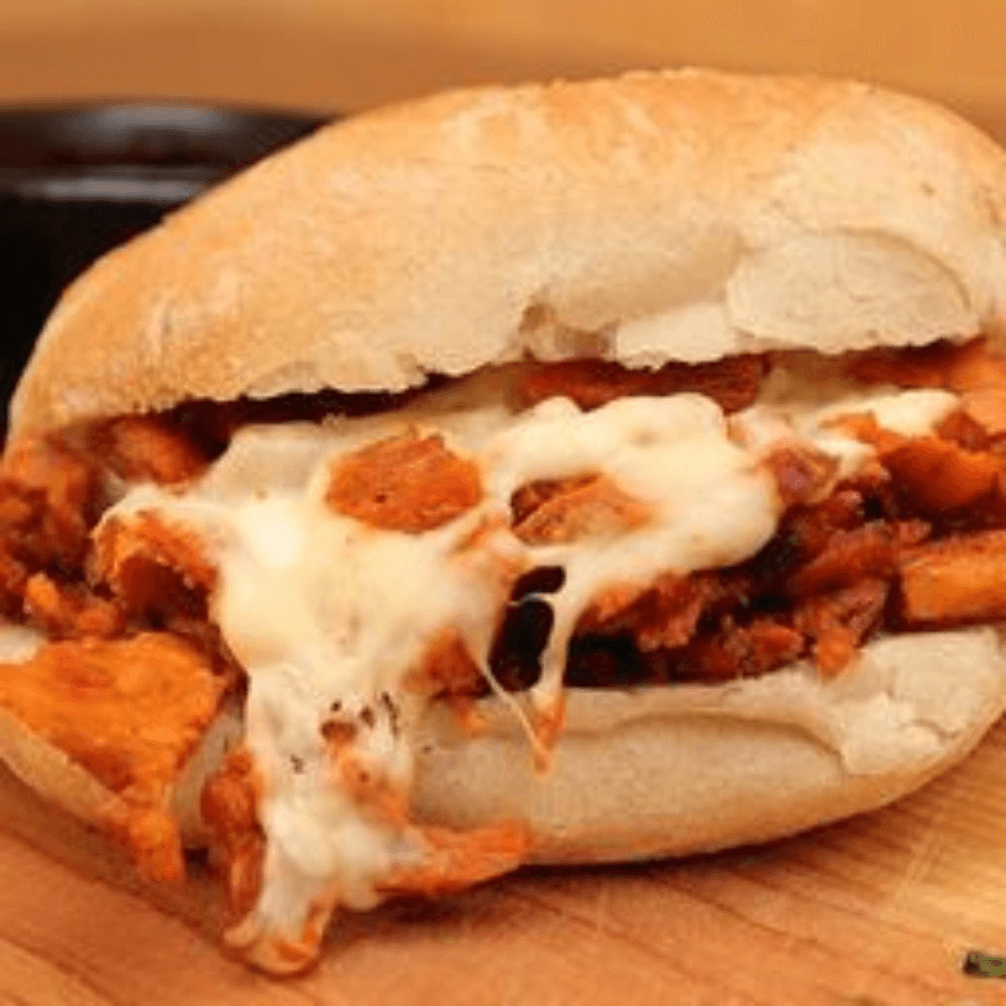 Torta de Arrachera C/Queso