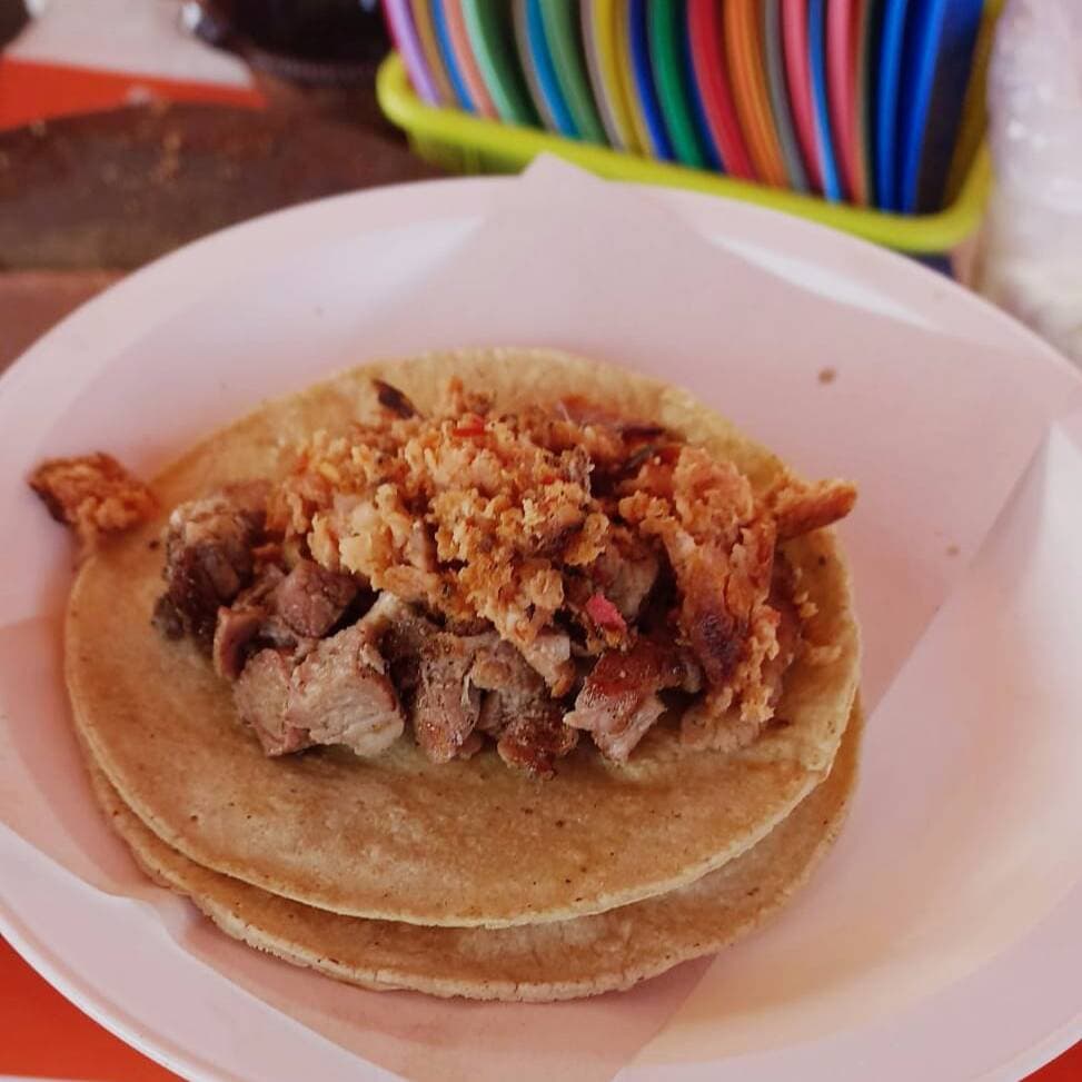 Taco  Campechano de Asada y Longaniza