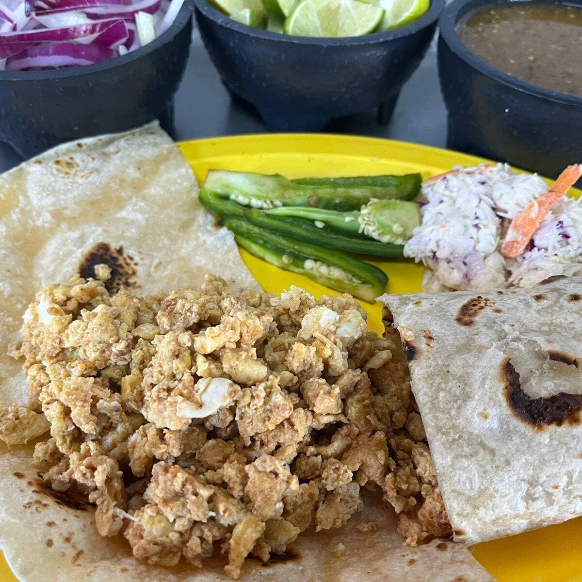 Burro de Huevo con Chorizo