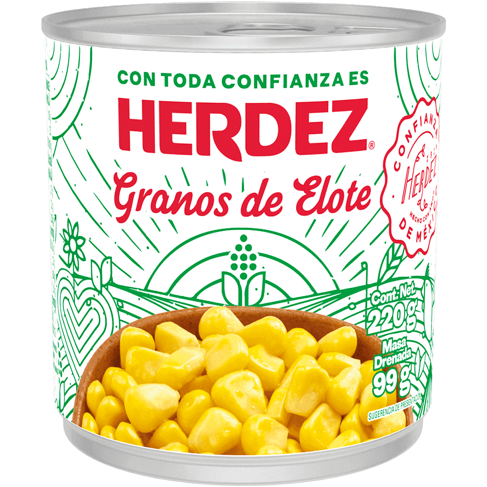 ELOTE EN GRANO HERDEZ 220G