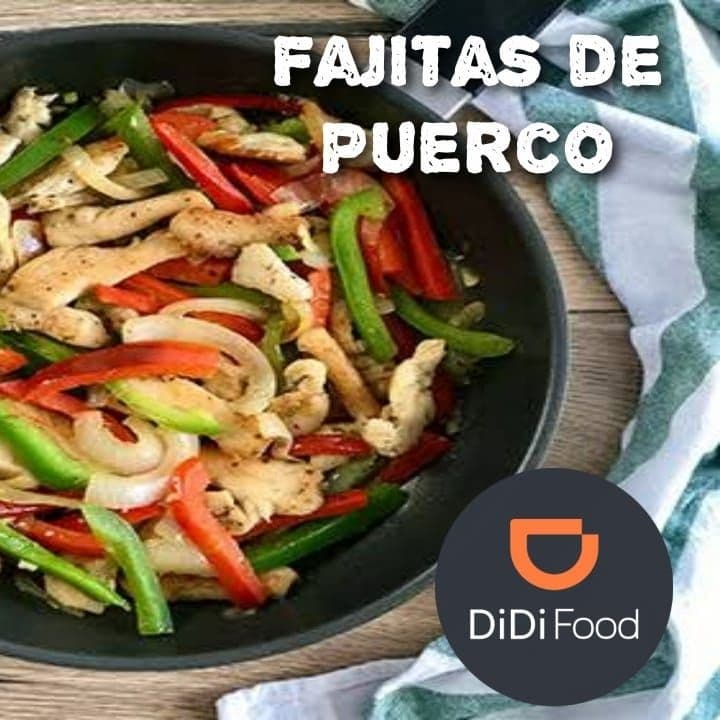 Orden de Fajitas de Cerdo + Te 500 Ml