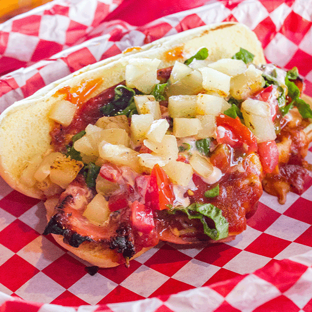 Hot Dog Hawaiano
