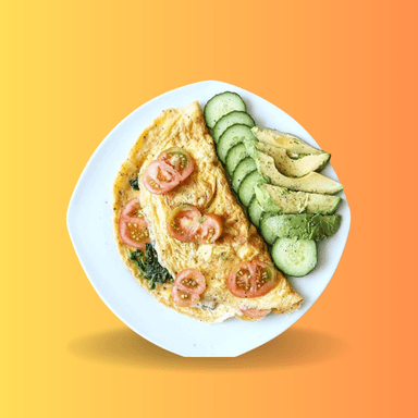 Omelette con Café de Olla o Agua Fresca