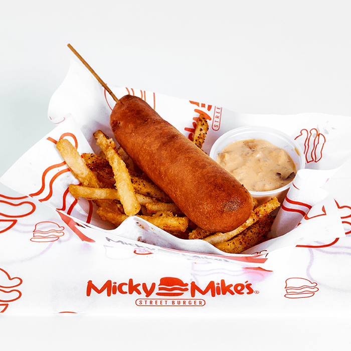 The Famous Big Mikes Corn Dog