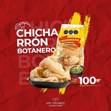 BOLSA CHICHARRON BOTANERO 100 GR