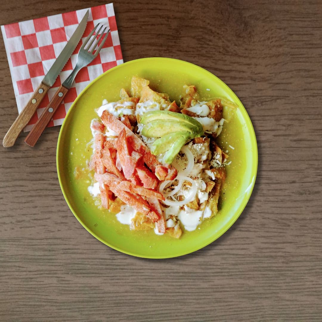 Chilaquiles con Chuleta