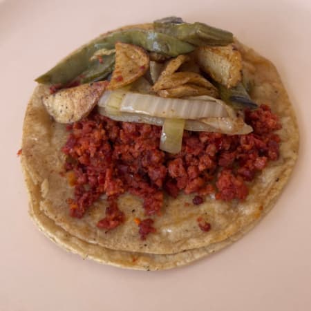 Taco Chorizo Rojo
