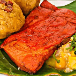 Tacacho con Cecina + Bebida Amazonica