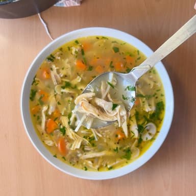 Sopa de Pollo con Verduras