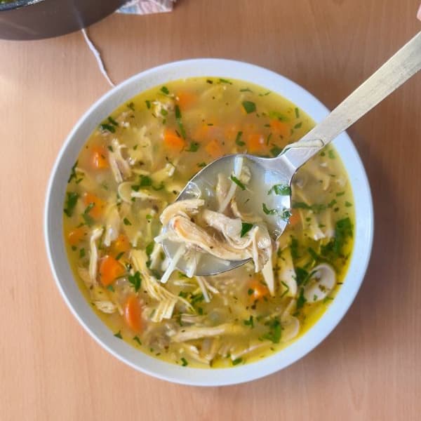 Sopa de Pollo con Verduras