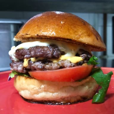 Hamburguesa cheddar doble carne