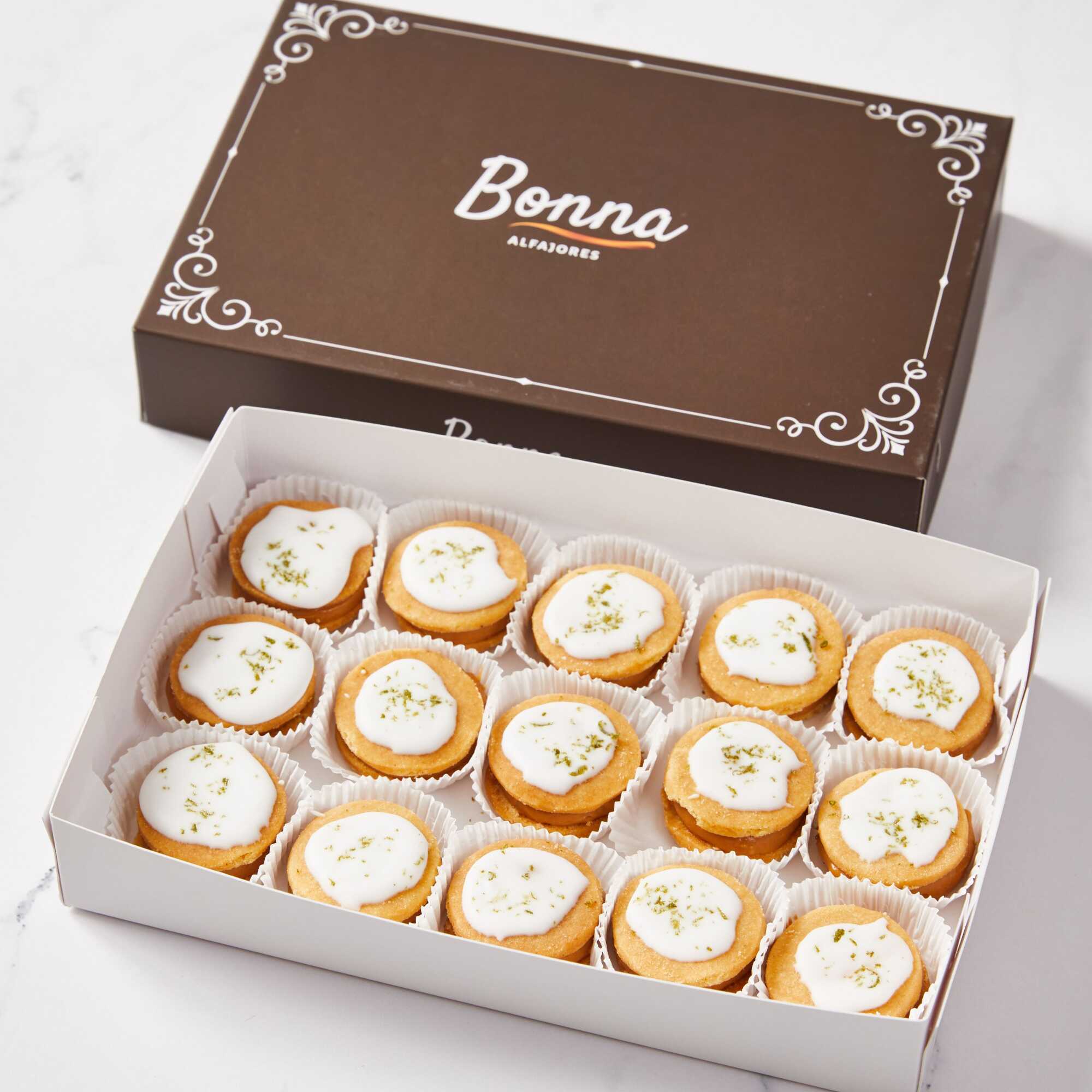 Alfajores Pequeños de Pie de Limón