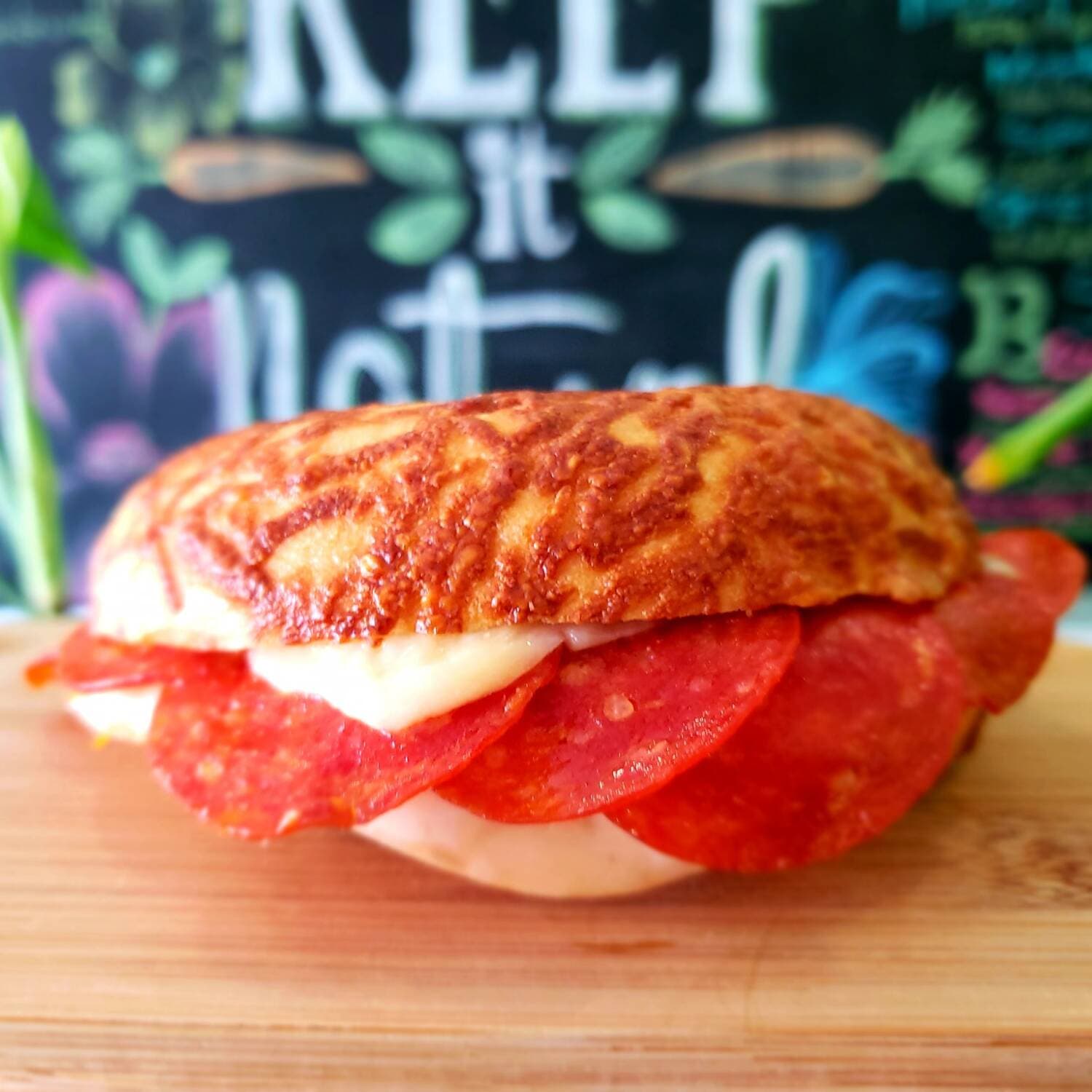 Bagel Pepperoni