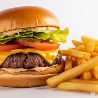 Hamburguesas con Papas