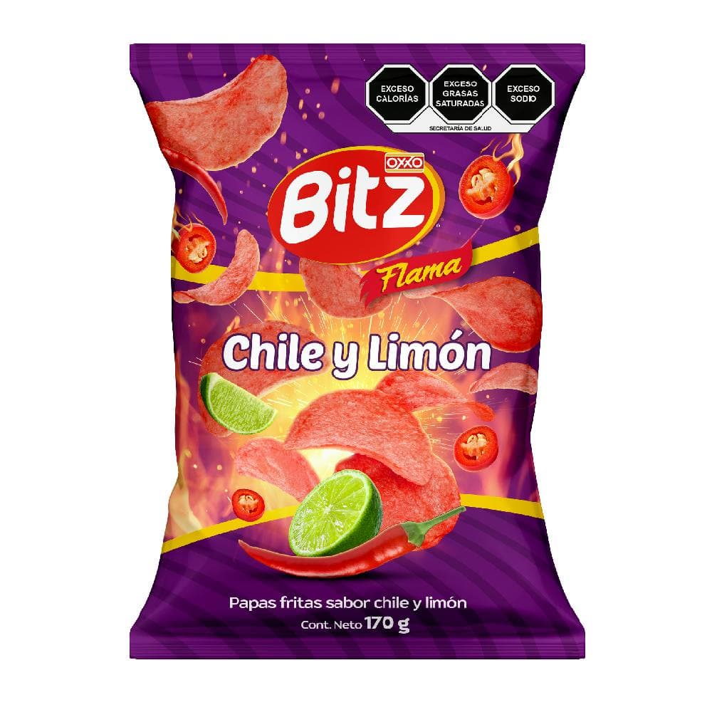 Papa sabor Flama Bitz 170 gr.