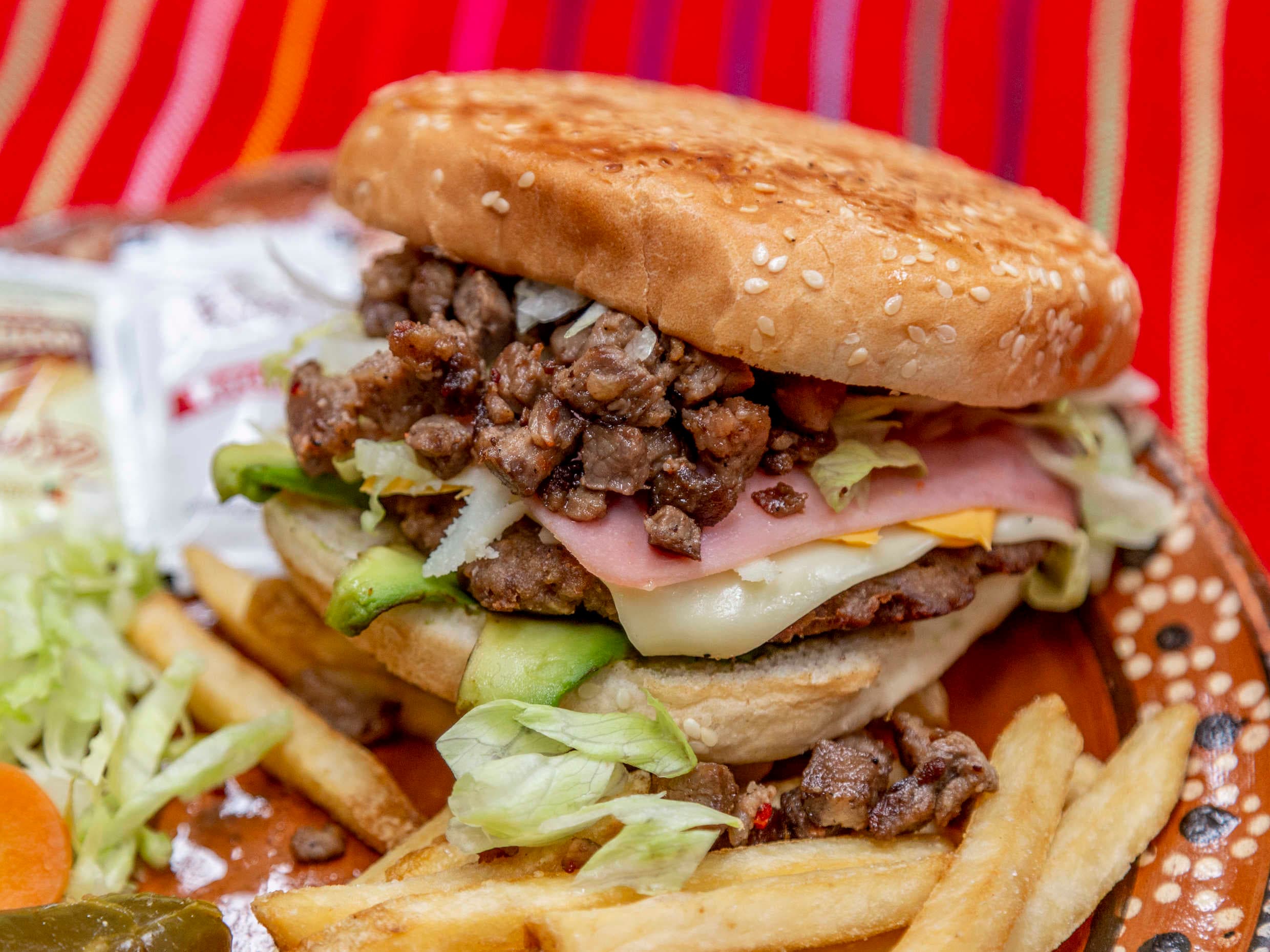Hamburguesa de Carne Asada