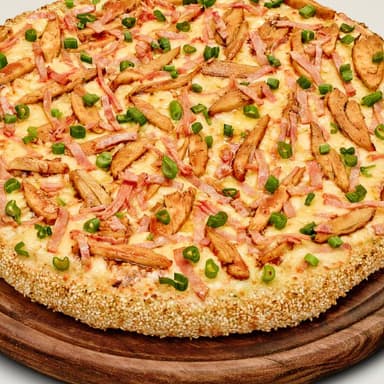 Pizza BBQueen Familiar, Reina del Sabor Agridulce