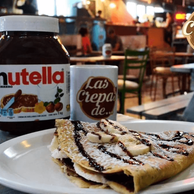 Crepa de Plátano con Nutella