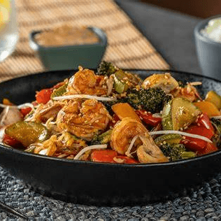 Teppanyaki de Camarón