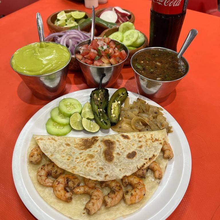 Quesadilla de Harina de Camaron