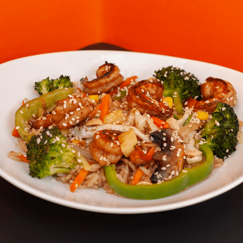 Wok Arroz con Camarón