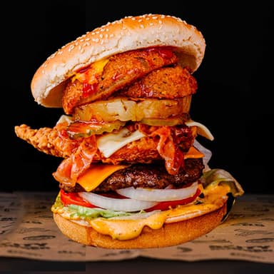 Hamburguesa La Porky