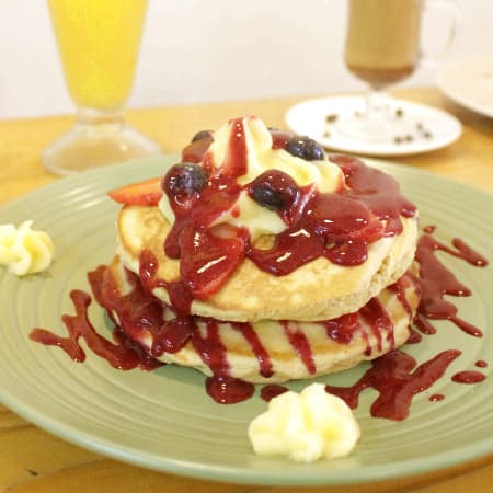Pancake Frutos Rojos Simple