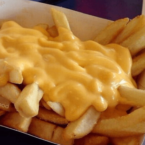 orden de papas con queso