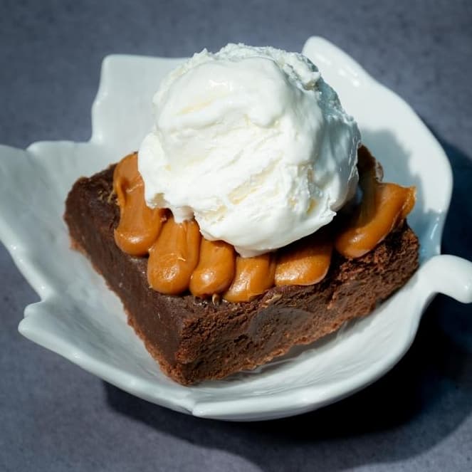 Brownie con Helado