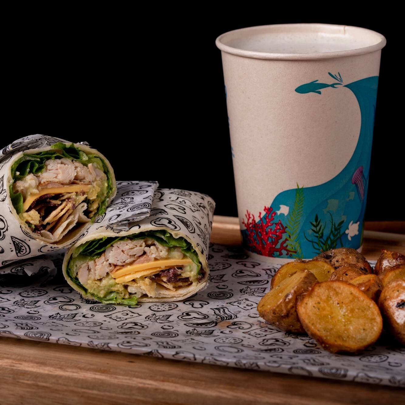 Combo Wrap + Bebida + Acompañamiento