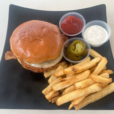 Hamburguesa de Pollo Tempura