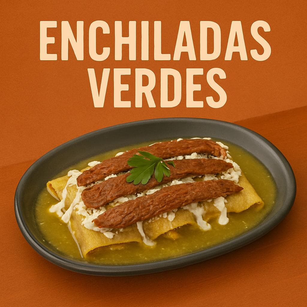 Enchiladas con Pollo y Bistec