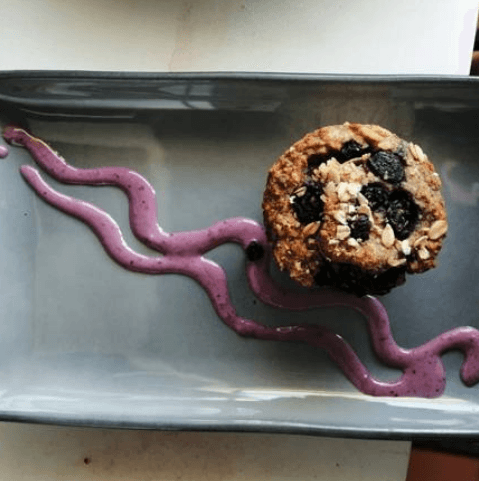 Muffin Vegano De Frutos Rojos