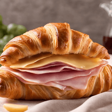 Croissant de Jamón y Queso