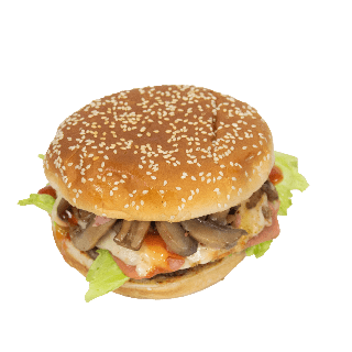 Hamburguesa Jumbo Champiñones