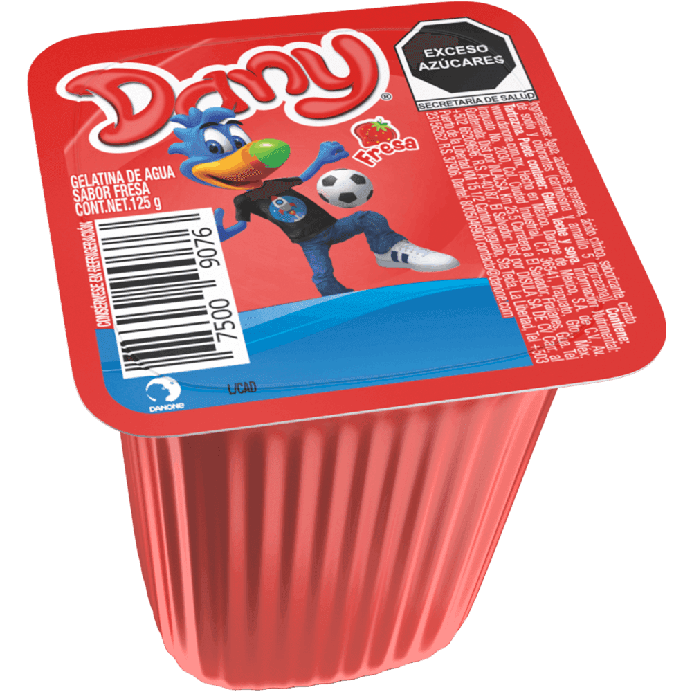 GELATINA DANY BOTE FRESA 125GR