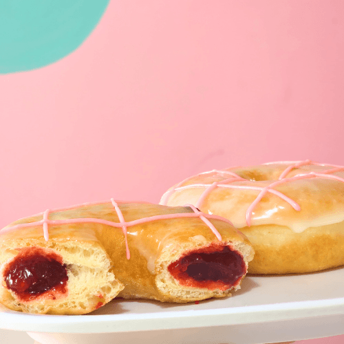 Strawberry Filled Donut