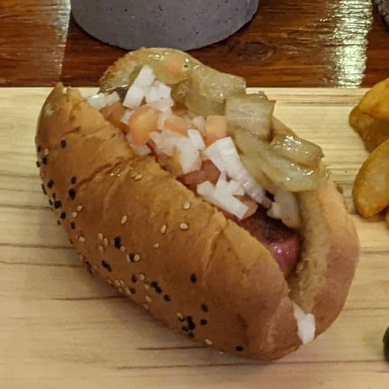 Hot Dog con Tocino