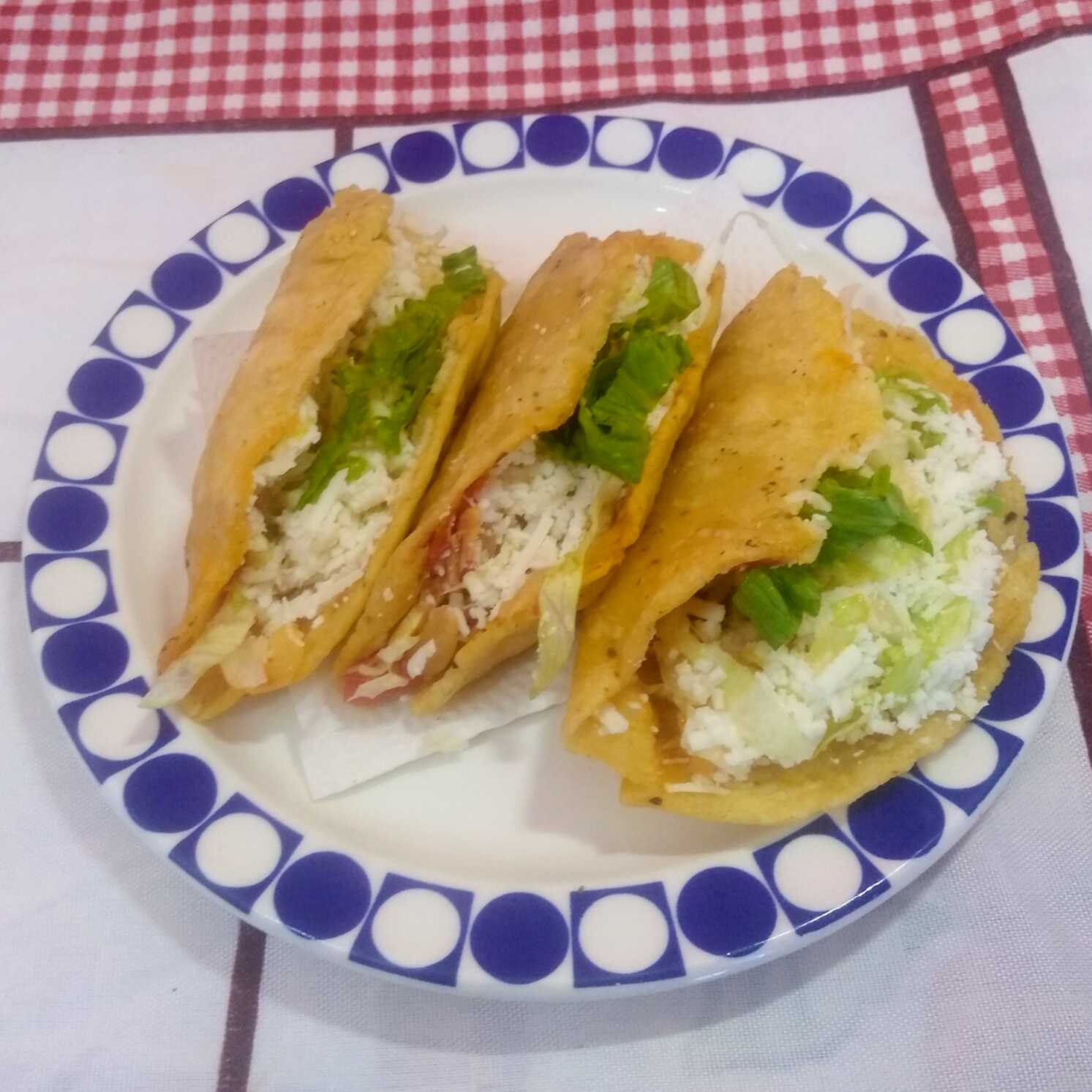 Quesadillas de Papa con Chorizo