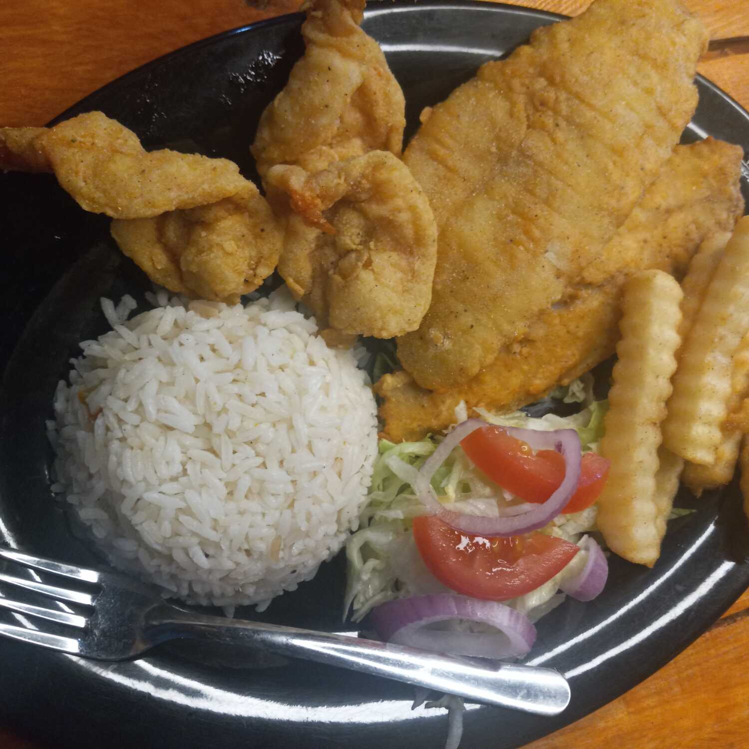 Orden Mixta Filete de Trucha y Camarón