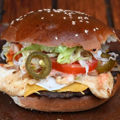 Hamburguesa 3 Quesos