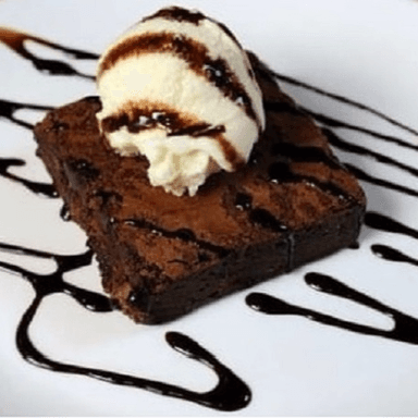 Brownie con Helado