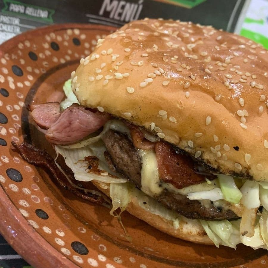 Hamburguesa de Arrachera