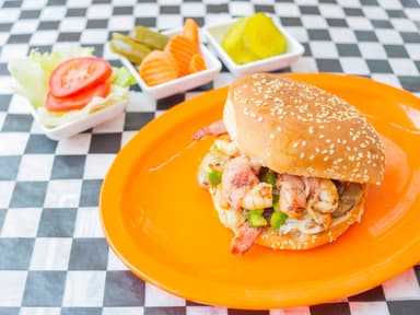 Hamburguesa de Camarón